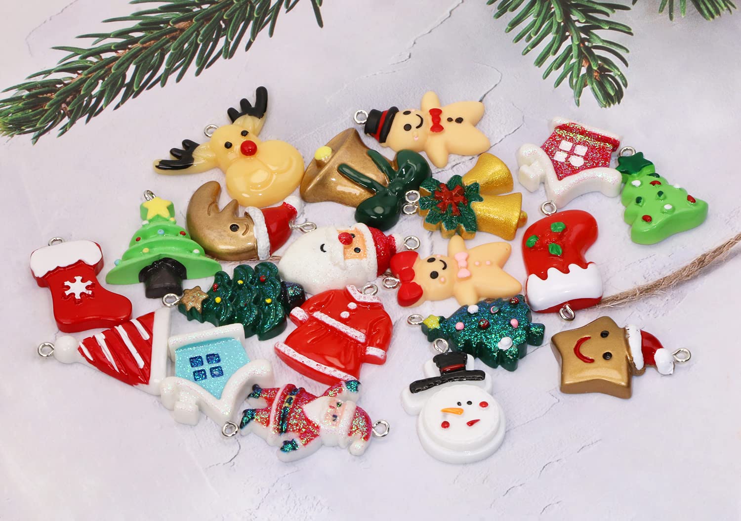 Amazon.com: Penta Angel Mini Christmas Ornaments 20Pcs Small Cute