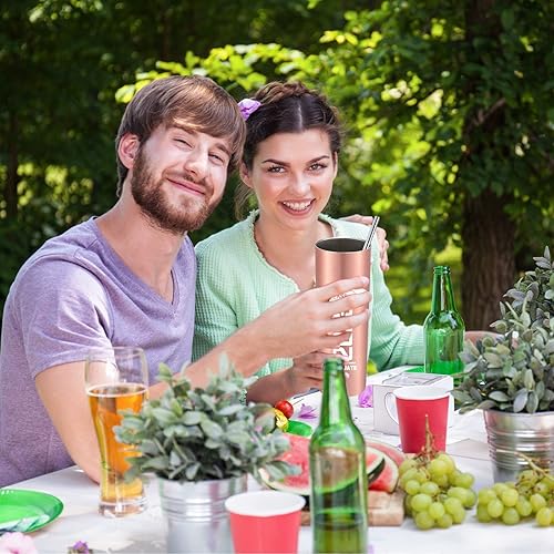 Miniatura 4 de Vaso de acero inoxidable de graduación Class of 2023 y divertidos calcetines de graduación de acero inoxidable de 20 onzas, vasos de agua con tapa