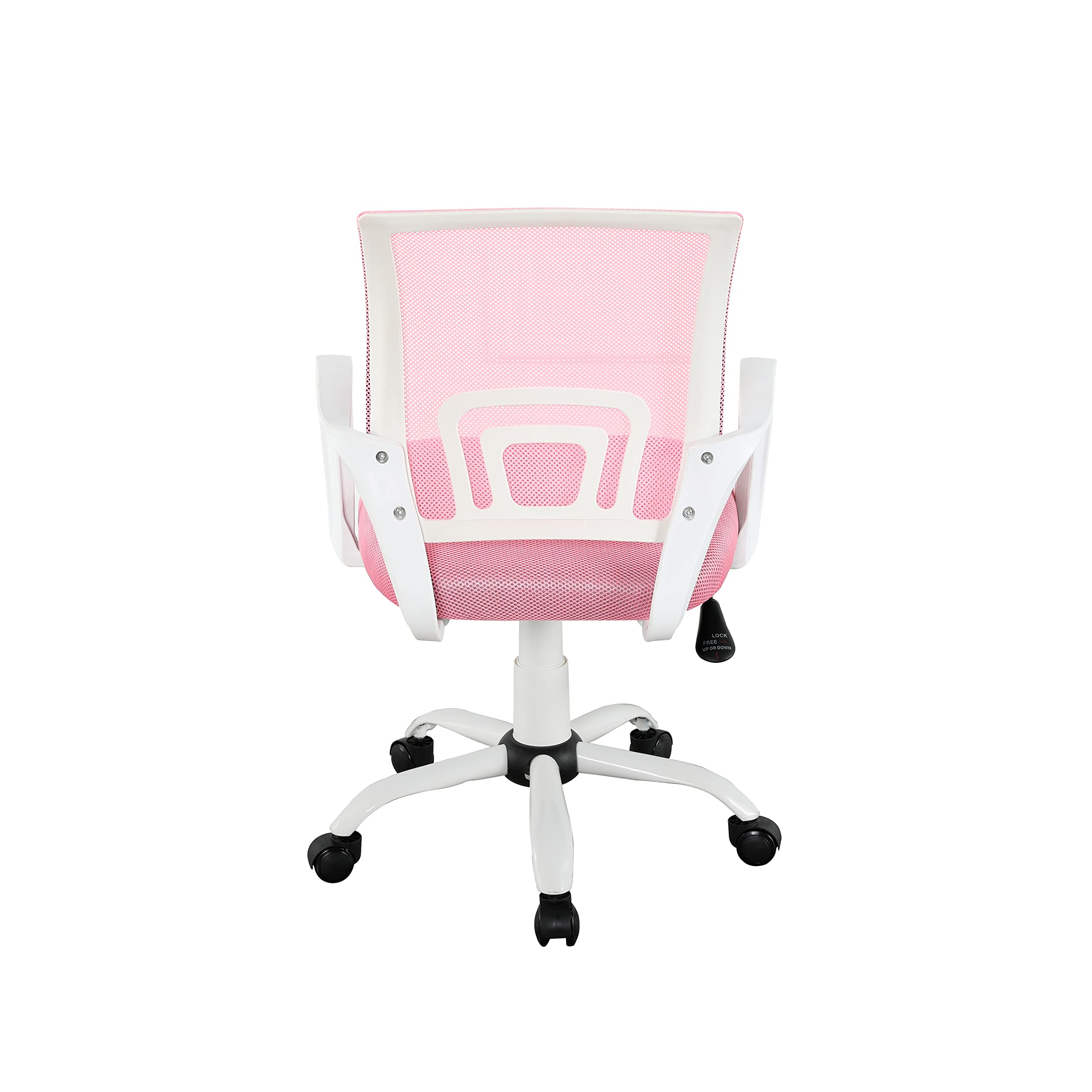 La Silla Española Ribadeo - Sedia da studio giovanile, colore: bianco e rosa