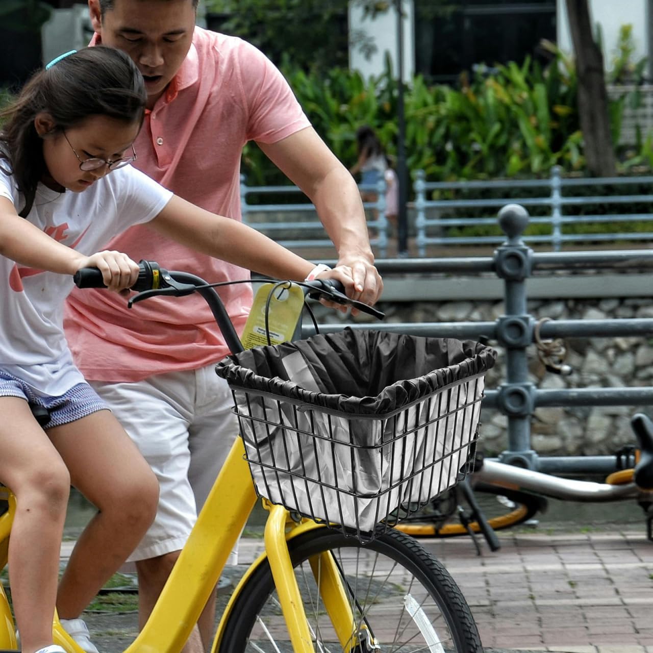 Basket Cover Rainproof Oxford Cloth Liner for Front Baskets Rain Sun UV Dust Wind Proof for City Rides and Outdoor Adventures Lightweight | 43*20*20cm for Front Baskets Rain Sun UV Dust Wind Proof for City Rides and Outdoor Adventures Lightweight