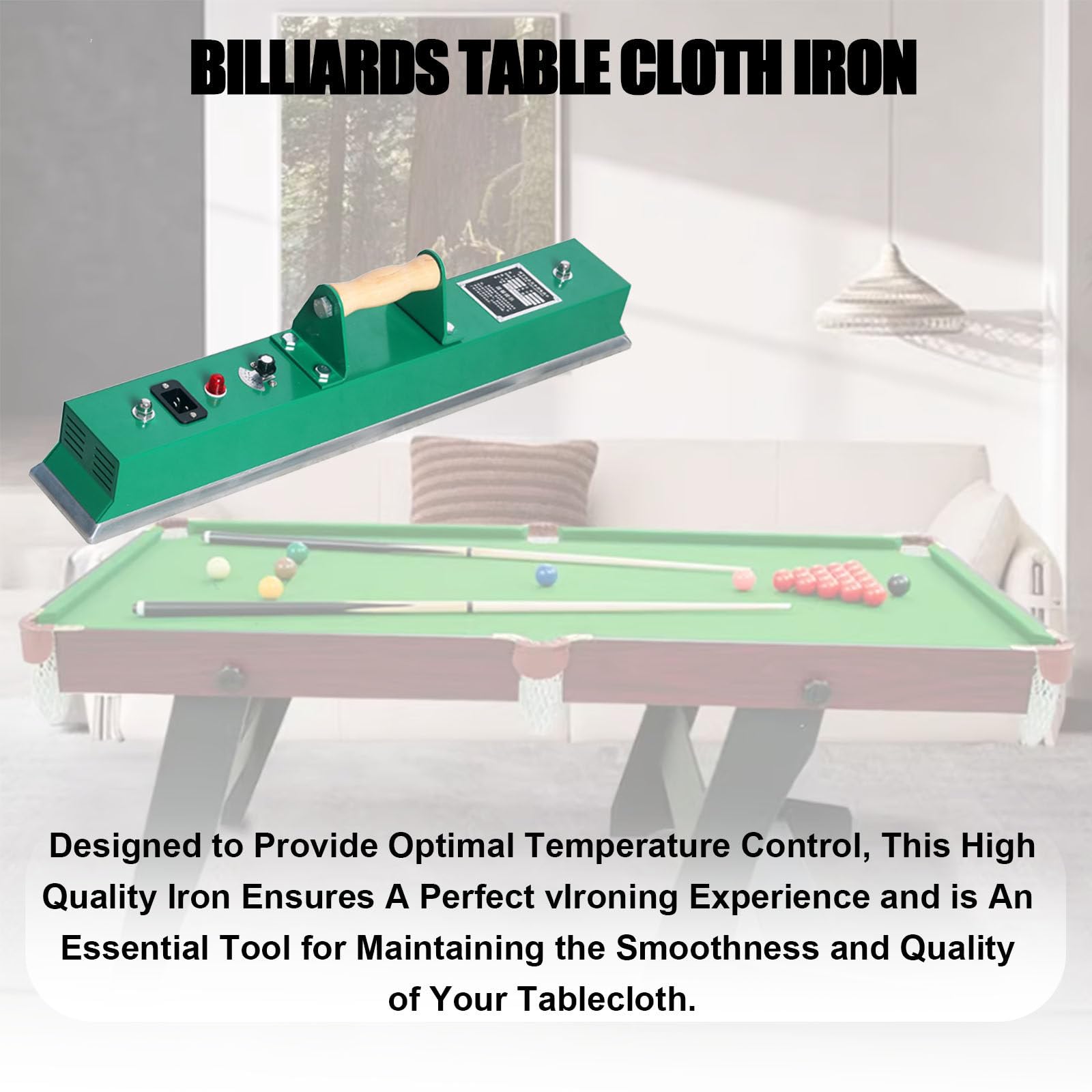 ZyKnaurral 670/900/1270mm Pool Table Iron, Snooker Table Iron with