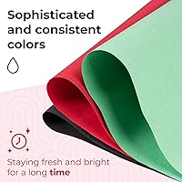 Vista 3 de Rollo Jumbo de papel kraft rojo de 36 x 8400 pulgadas (700 pies) – Rollo de papel artesanal hecho en Estados Unidos de 45 libras de grosor – Rollo