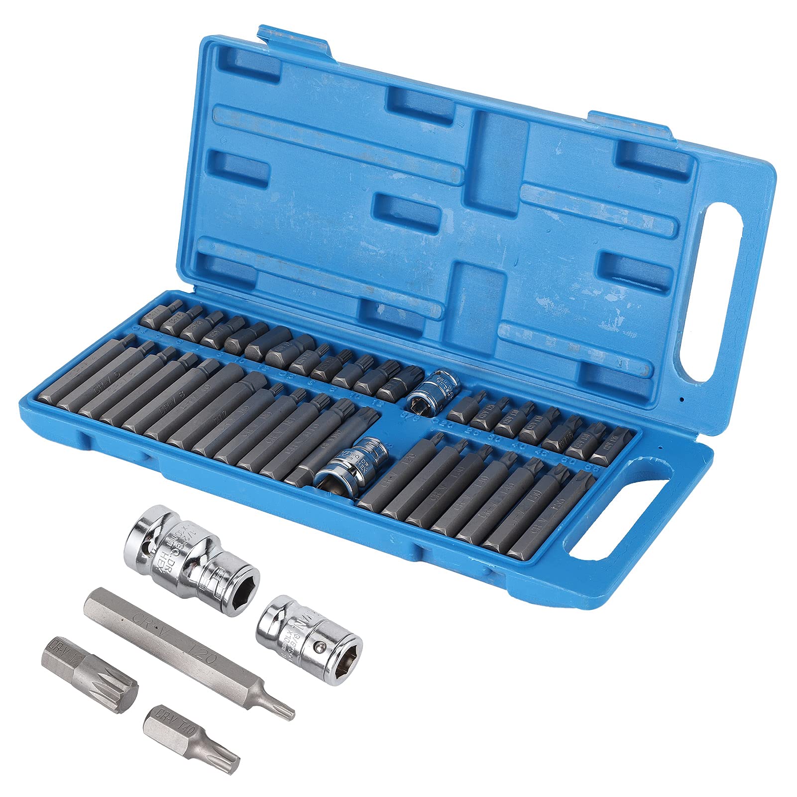40pcs Hex Bit Socket Set, Metric Allen Socket Set, Wrench Drill Adapter Sets, Suitable for Helping To Streamline Your Workflow