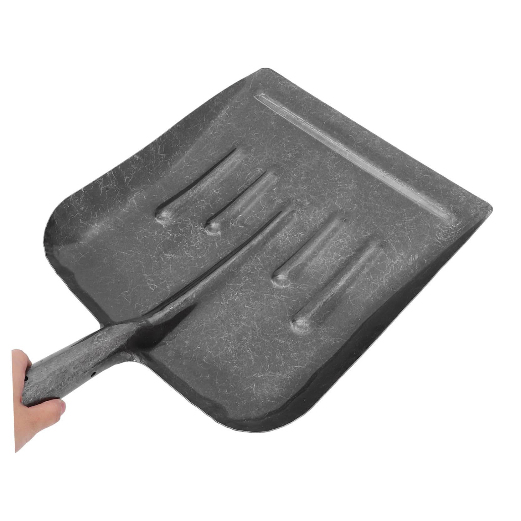 Sosoport Pala per Pulizia del Giardino in Acciaio al Manganese, Argento, senza Bave, Superficie Antiscivolo, per Trapianto e Rimozione Neve
