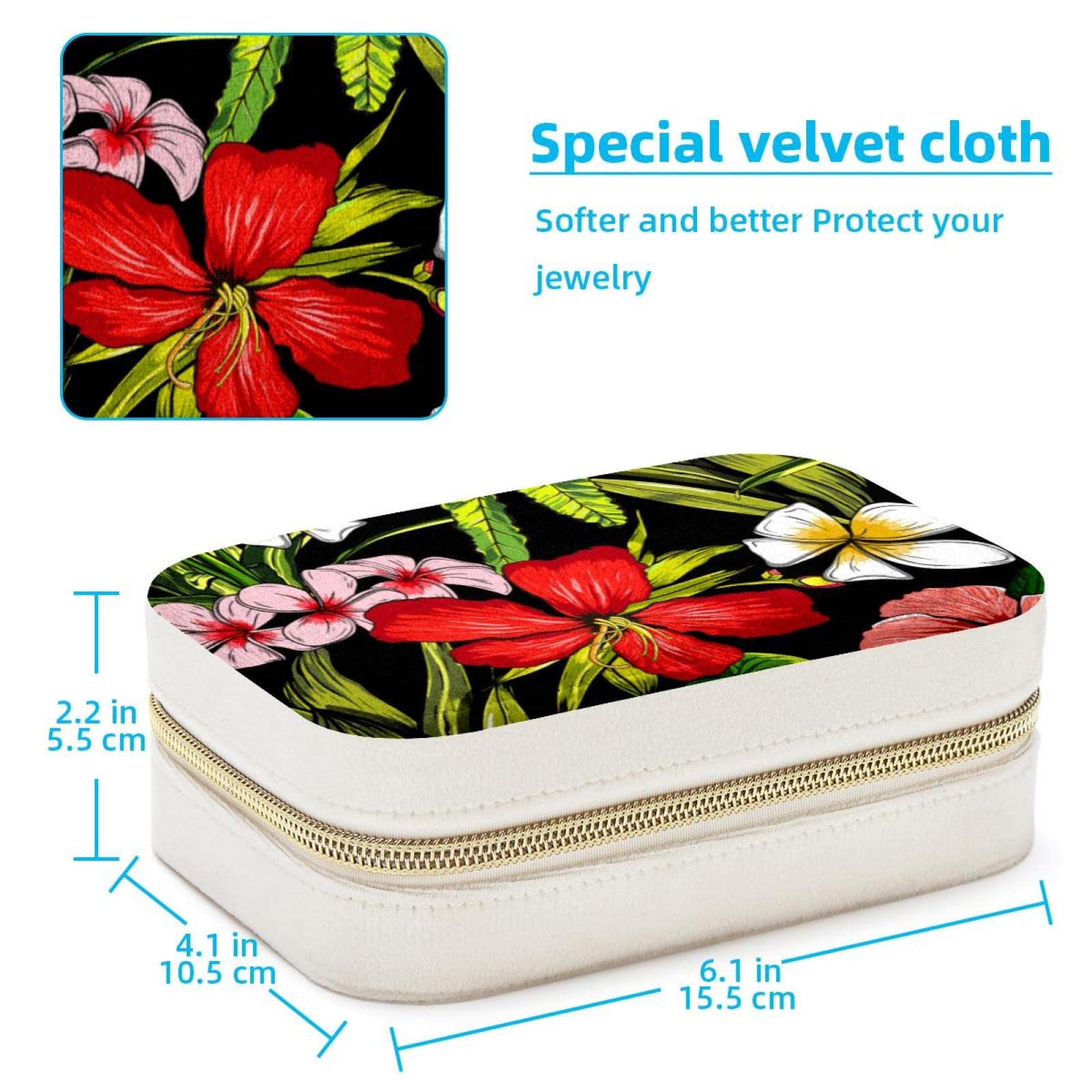 Casiwaft Mini portagioielli da viaggio in velluto con specchio, portagioie da viaggio organizer per ragazze e donne, portagioielli piccoli per anelli, orecchini, collane, bracciali, Grigio