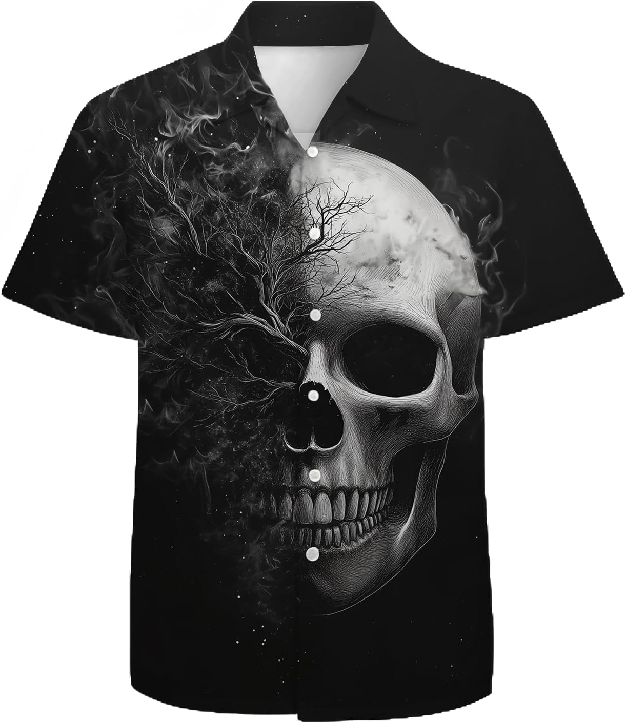 Dragonfly Men's Hawaiian Shirt Short Sleeve Floral Button Down Shirts Tropical Holiday Beach Shirts