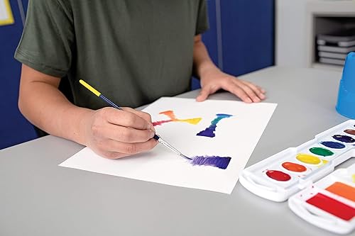 Miniatura 3 de Art1st - Papel UCreate para acuarela color blanco paquete 140 lb 256 gm  23 x 30 cm 50 hojas