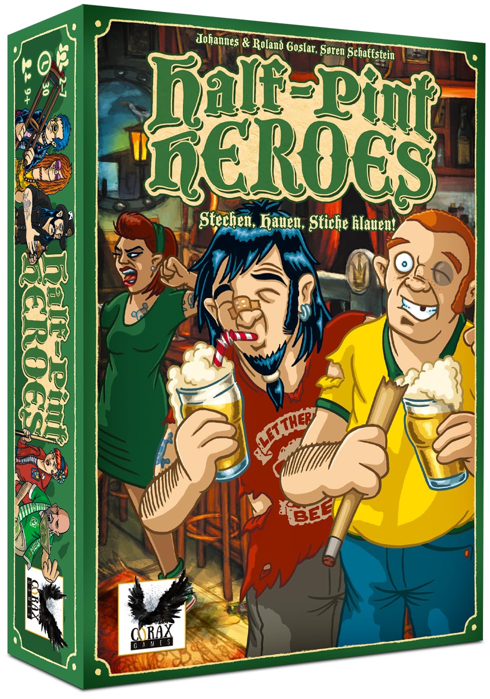 CORAX GAMES Half-Pint Heroes Card Game German
