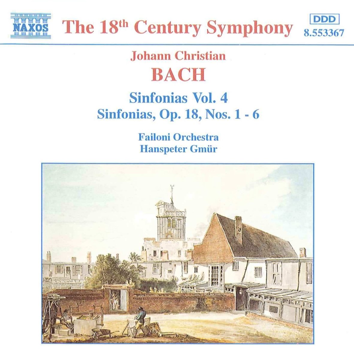 Johann Christian Bach - J.C. Bach: Sinfonias Op.18, Nos. 1-6 CD Album - Used