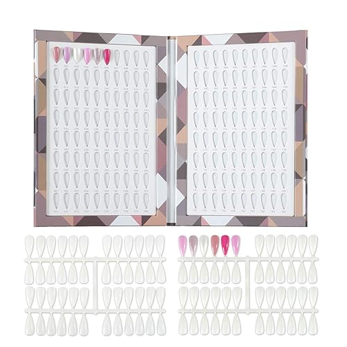 Miniatura 8 de NMKL38 Tabla de libros de exhibición de 160 colores de uñas con 240 puntas de uñas, esmalte de gel UV, herramientas de salón (A02)