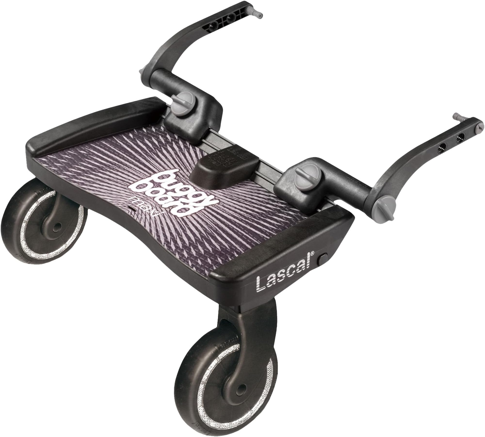 Lascal Buggy Board Maxi, Universal Ride On Stroller Board, Black, 14x7 Inch (Pack of 1)