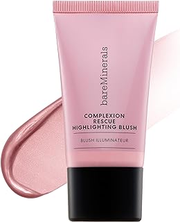 bareMinerals Complexion Rescue Highlighting Liquid Blush, Liquid Highlighter + Blush Hybrid, Buildable, Gel-Cream, Liquid Blush for Cheeks, All Day Wear, Multi-tasking Skincare Infused Makeup