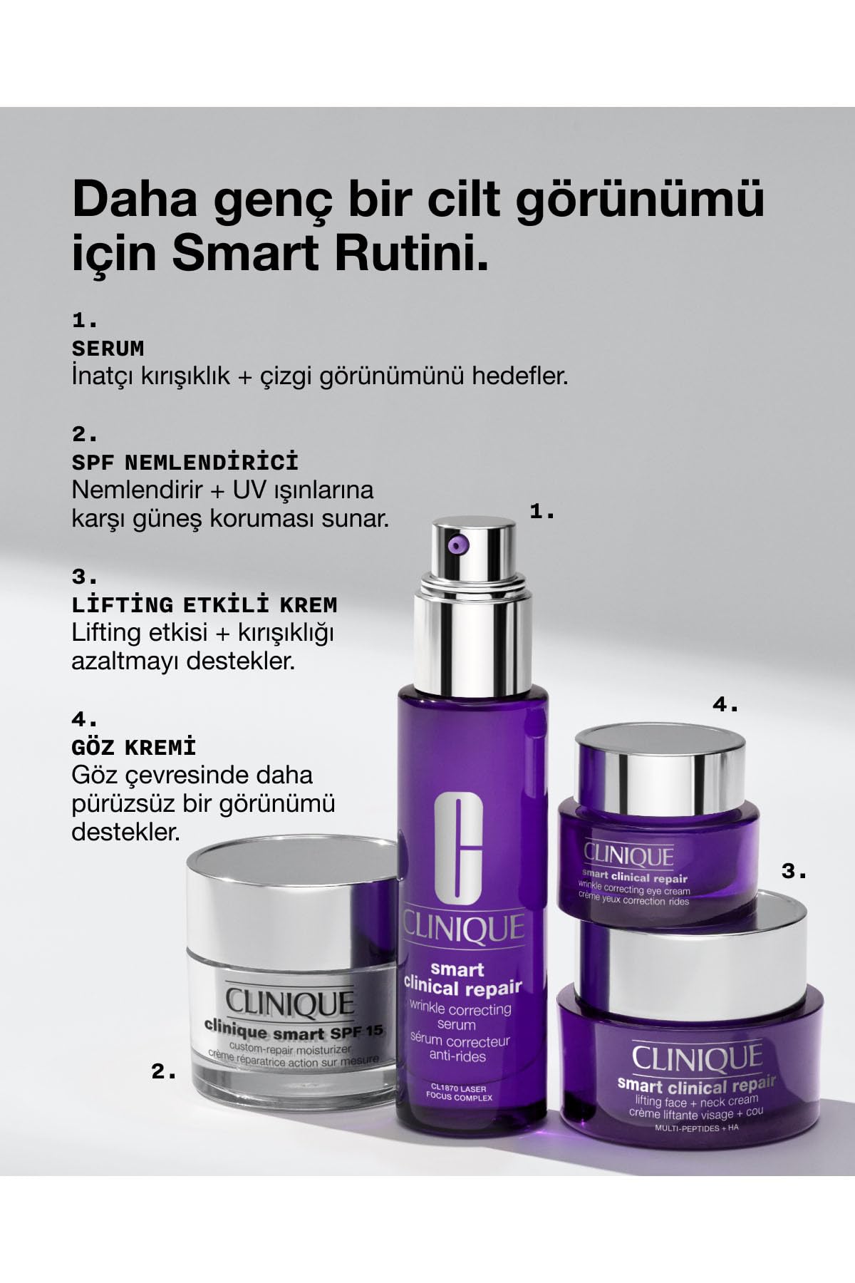 Smart CLINICAL REPAIR Firmness + Crema Lifting Cream for Face and Neck