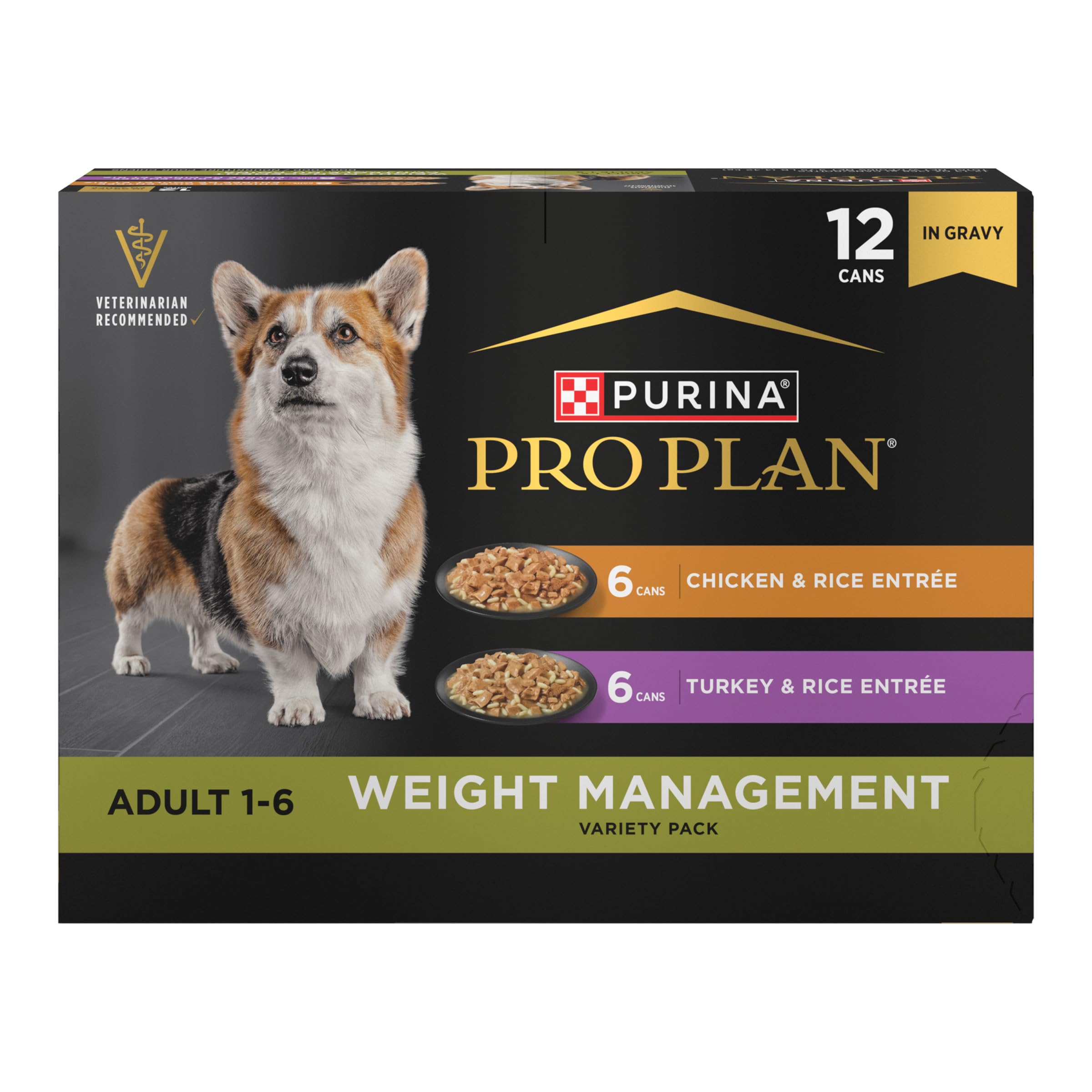 Purina Pro Plan Weight Management Wet Dog Food Variety Pack