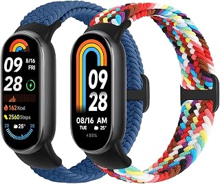 TumpCez Braided Bands Compatible with Xiaomi Smart Band 10 9 8 Straps for Women Men