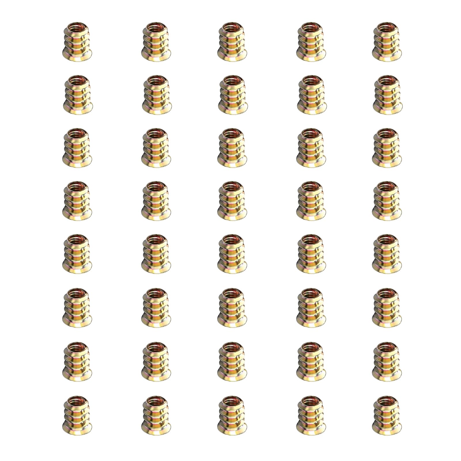 20 Pezzi Inserti Filettati M8 x 20 mm Dado avvitato Inserto Filettati Dado Inserti Filettati per Legno