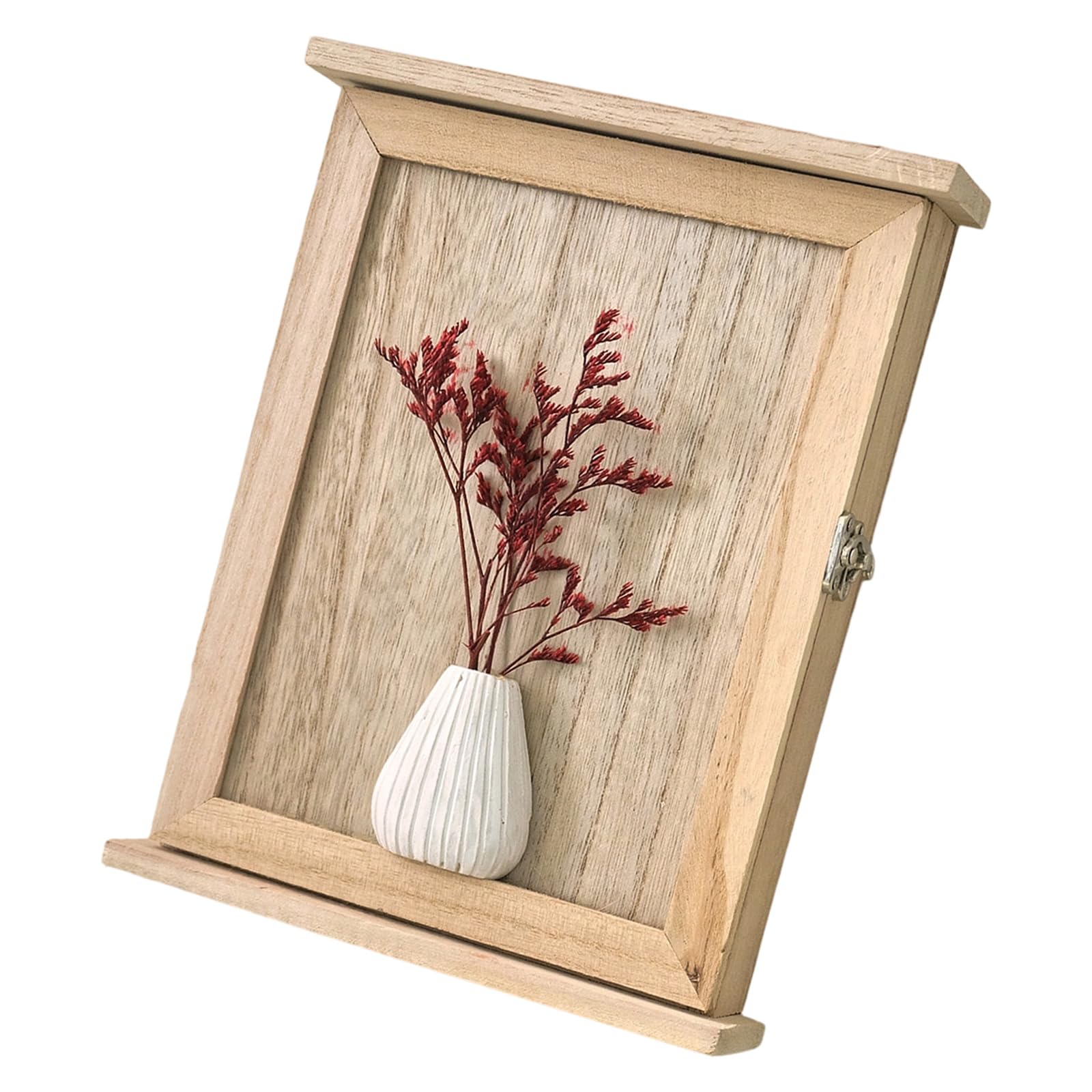 HDOYTXXM Entryway Wall Mounted Storage Solution with 6 Hook Natural Wood Construction and Farmhouses Charm Bucolic Home Entryway Decors Hook