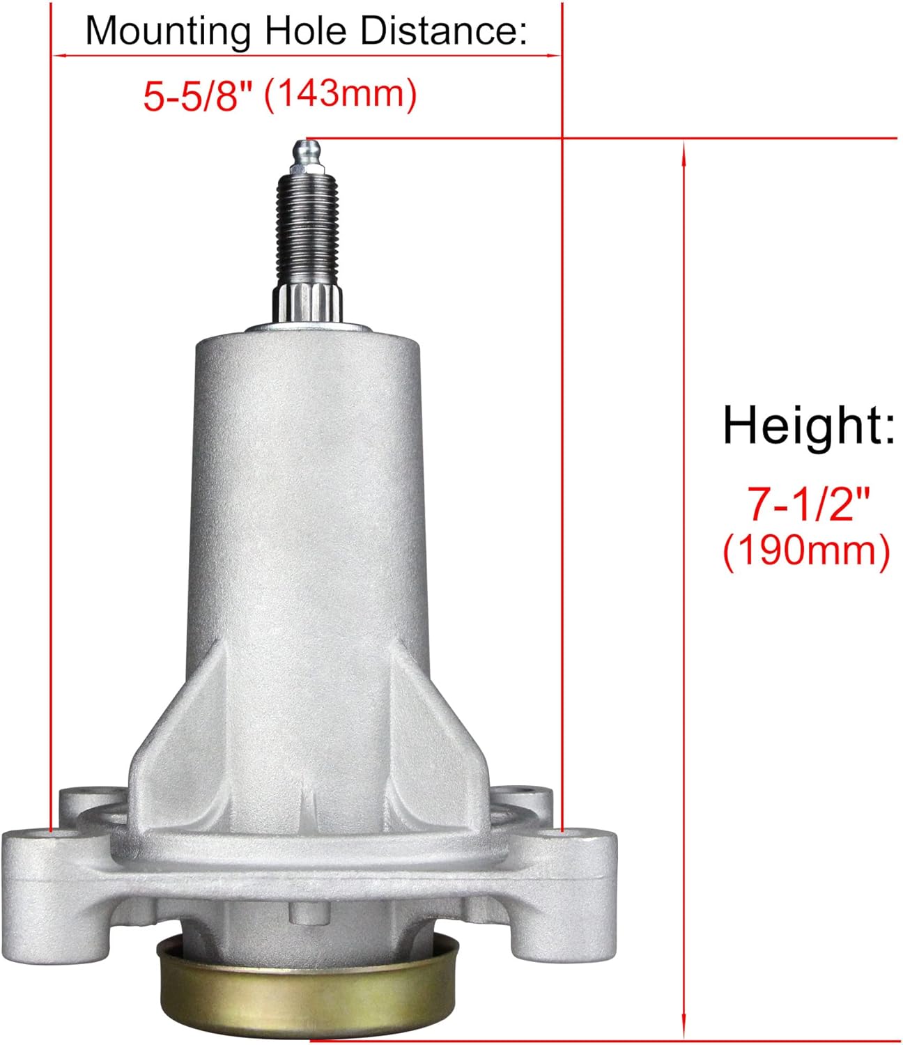 FDJ 187292 192870 Spindle Assembly for Husqvarna Riding Lawn Mower yth22v46 yth24v48 Spindle Mandrel fit for Craftsman 42" 46" 48" 54" Mower Deck (1)