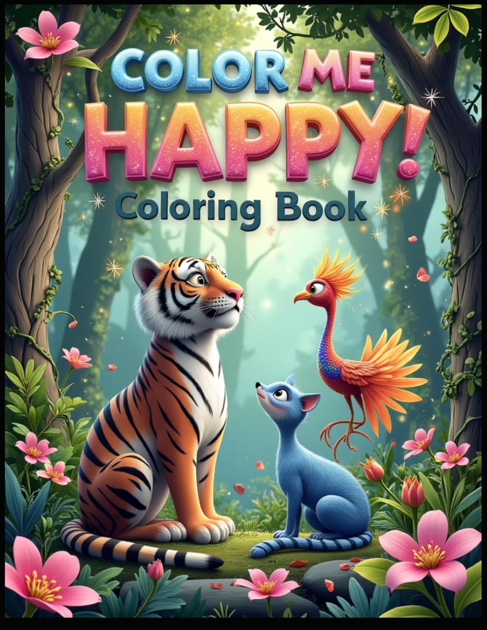 Color Me Happy! Coloring Book: Cute And Fun Designs To Make You Smile