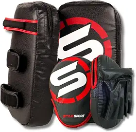 APARADOR DE CHUTE + MANOPLA DE FOCO STYLO SPORT (Vermelho)