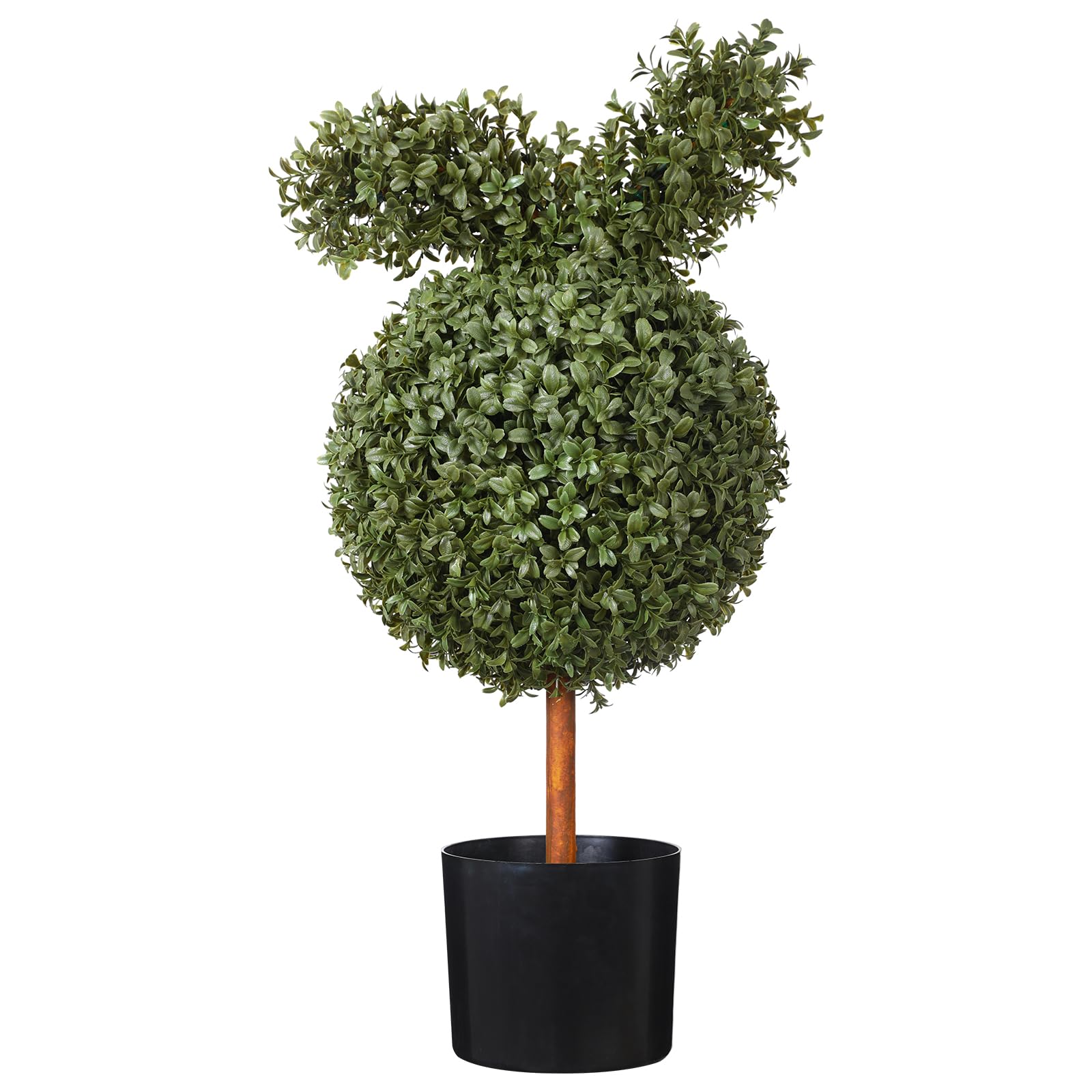 Árboles topiarios artificiales de conejo decorativos para dar vida y elegancia al porche delantero