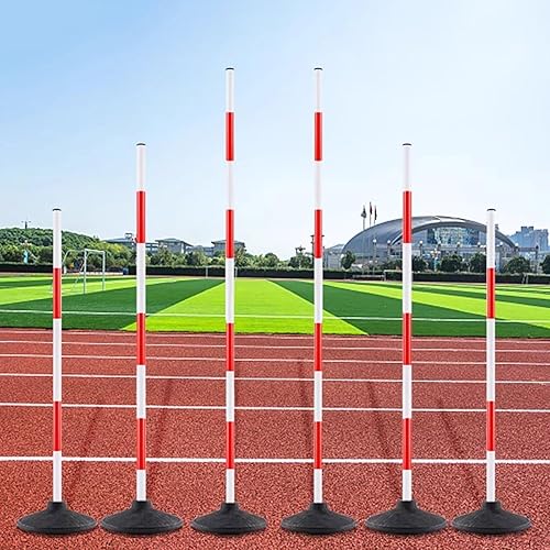 Miniatura 6 de YXXSDP Juego de bastones de agilidad de fútbol desmontables, paquete de 5 palos de entrenamiento flexibles, para entrenamiento de fútbol,