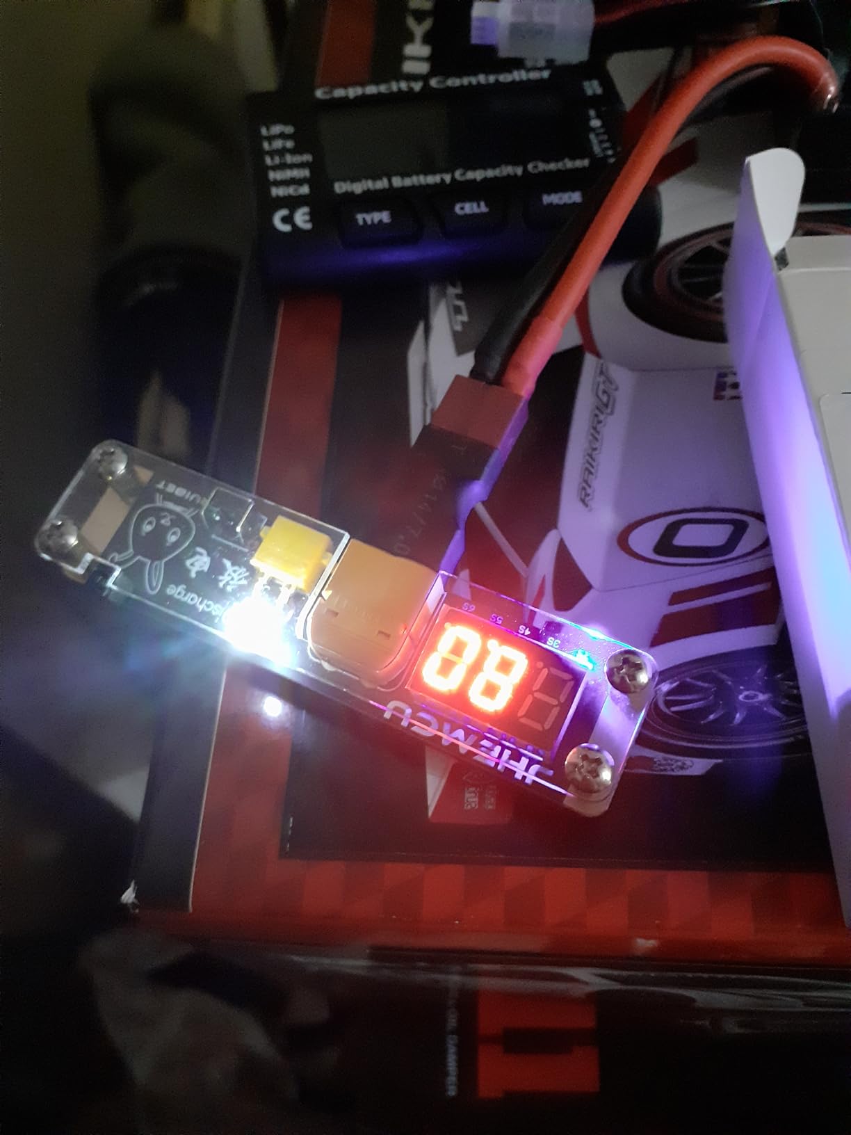 VOANZO 2x RC Scheinwerfer Für TR4 TR6 SCX10 - Quadratische Spotlights 1/10 Crawler