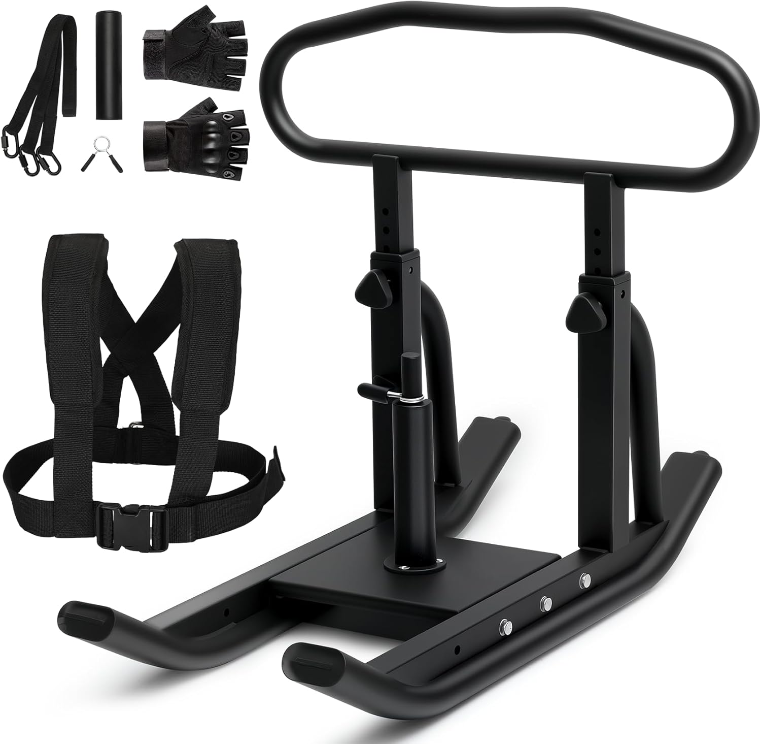 Weight Sled for 1"/2" Plates, Adjustable Height