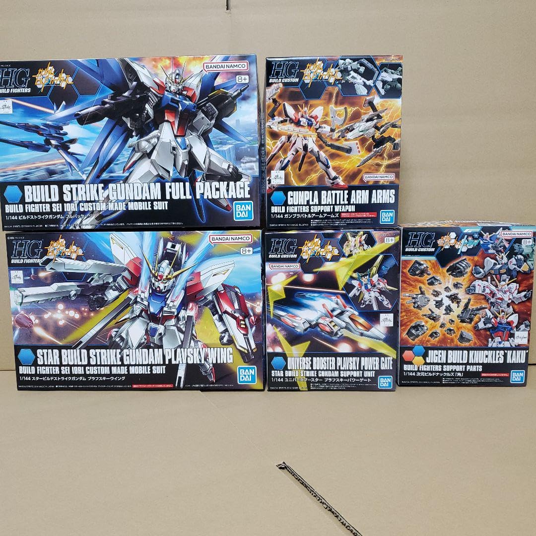 Amazon.co.jp: HGビルドファイターズ5点セット : おもちゃ