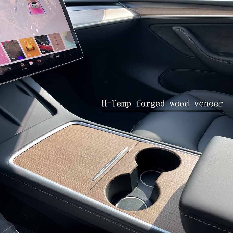 Amazon | leeogench リアルウッド Teslaモデル3モデルY