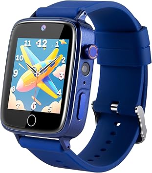 ZUODUN Kids Watch with Pedometer, Kids Watch Boys with 26 Puzzle Games and Flashlight, Kid Watches Gift for 4 5 6 7 Year Old Boys, Toys for Ages 8-12