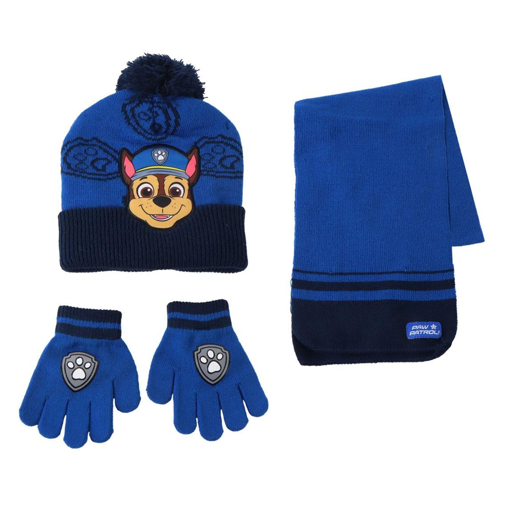 CERDÁ LIFE'S LITTLE MOMENTS Set Infantil Gorro, Guantes y Bufanda Paw Patrol Invierno-Conjunto térmico, 3 Piezas, Standard (Pack de 3) Unisex niños