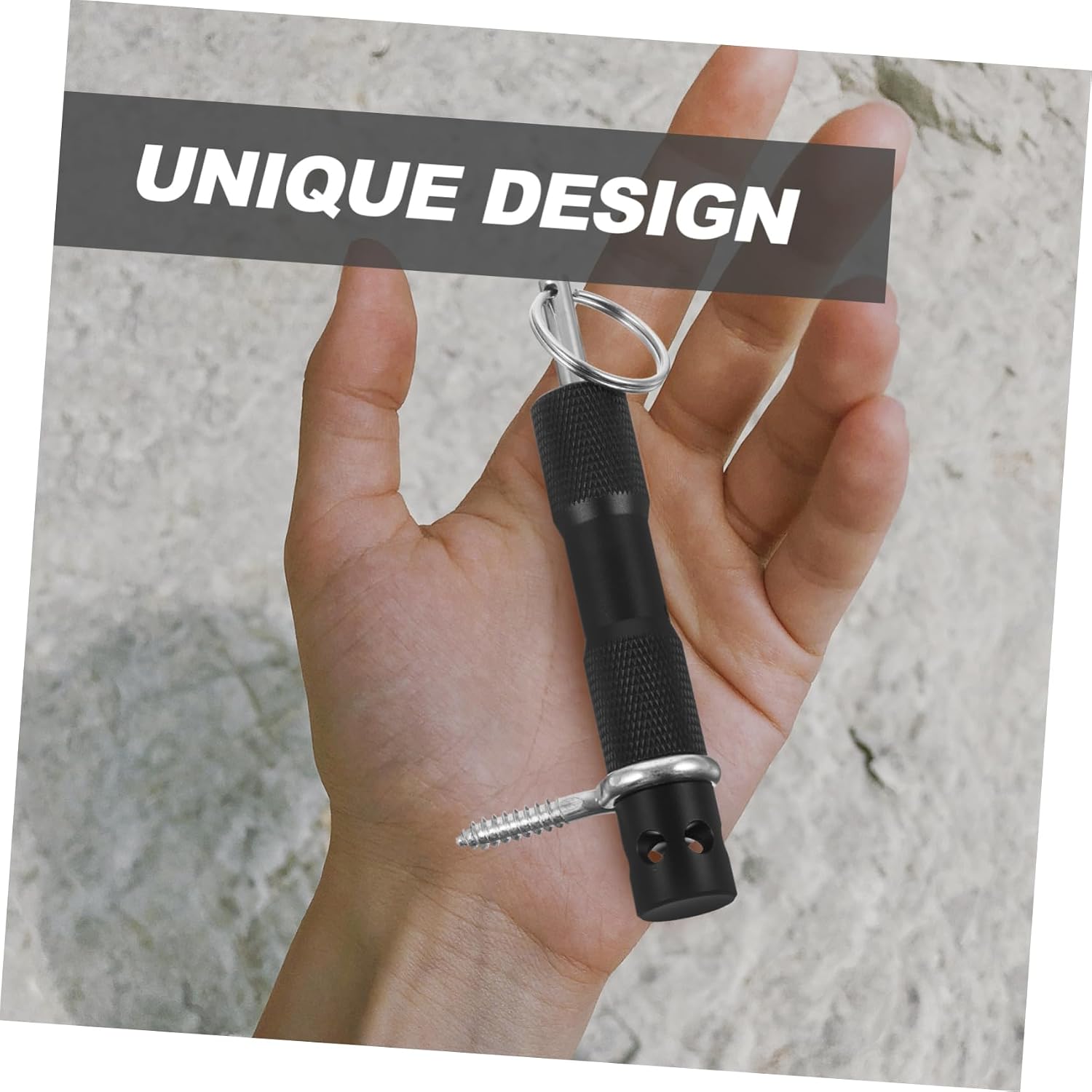 Outanaya Camping Trip Alarm System Lightweight Pull Ring Mechanism Versatile Security Device for Outdoor Adventures Hiking and Wilderness Exploration