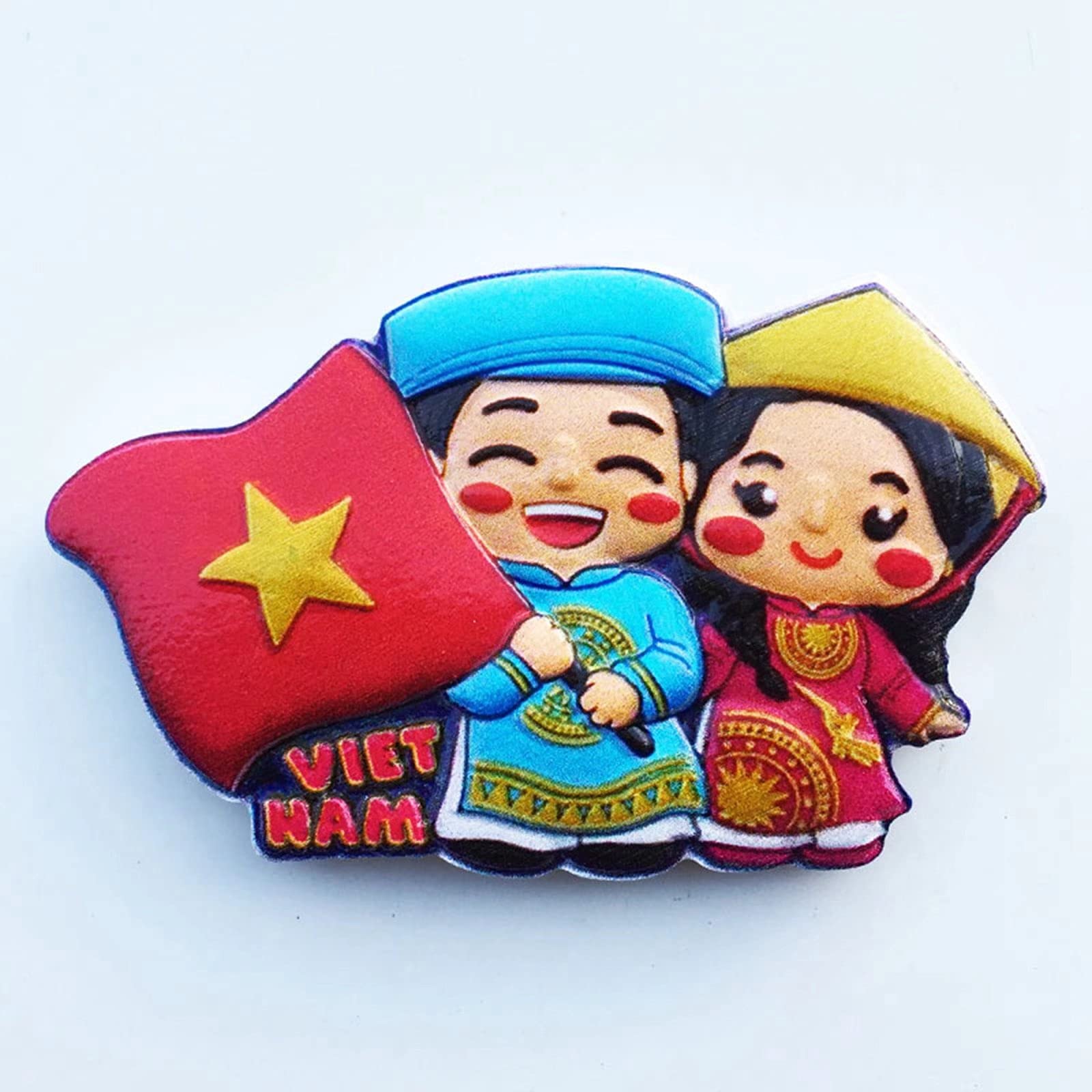 Weekino Ho Chi Minh City Hanoi Vietnam Magnet Travel Souvenir 3D Resin Collection Gift Fridge Refrigerator Magnet