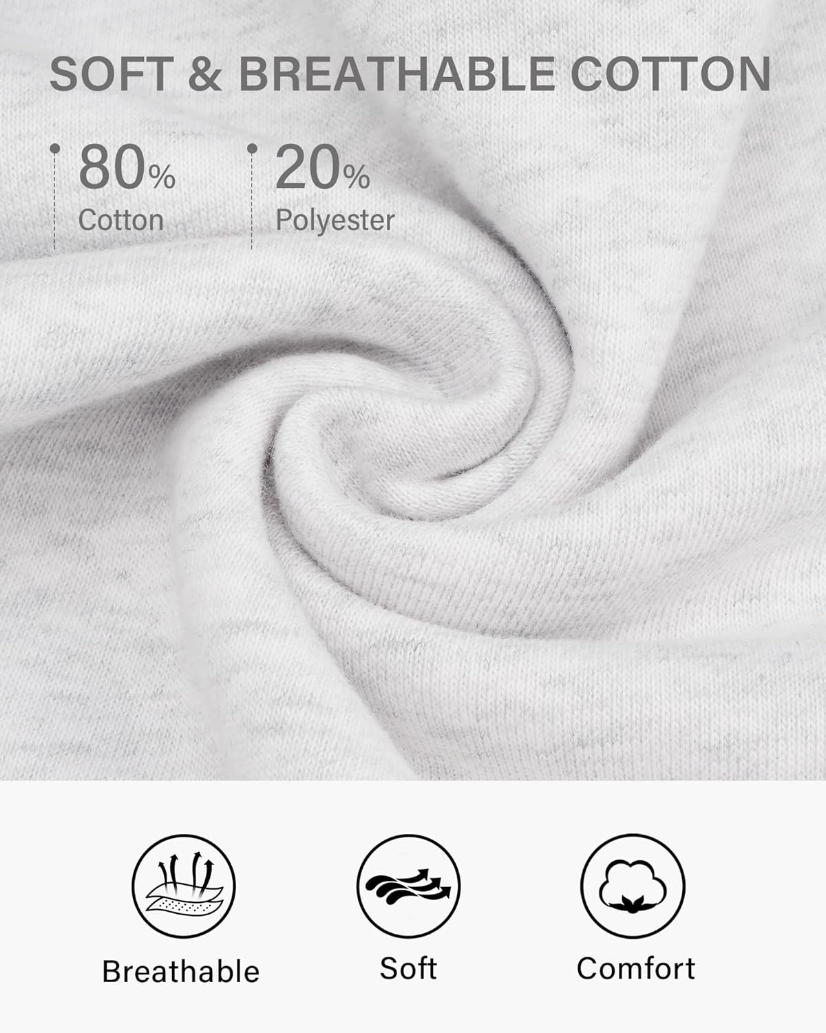 Stelle Cropped Sweatshirts for Women Cotton Long Sleeve Crop Tops Crewneck Pullover Oversized Sweater - Image 7