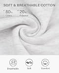 STELLE Cropped Sweatshirts for Women Cotton Long Sleeve Crop Tops Crewneck Pullover Oversized Sweater