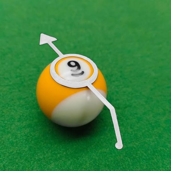 Genérico Billiards Aiming Trainer, 20-Piece Precision Portable Ball Guide Set, Complete Ball Position Marker System, Pool Training Aid for Adults Professionals Beginners Amateurs Enthusiasts Women - 3