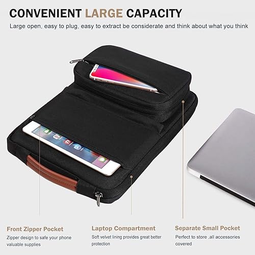 Miniatura 3 de Voova Funda para laptop 13 13.3 14 pulgadas, compatible con MacBook AirPro Retina M2, MacBook Pro 14 2021 2022 M1 ProMax A2442, 13.5 Surface