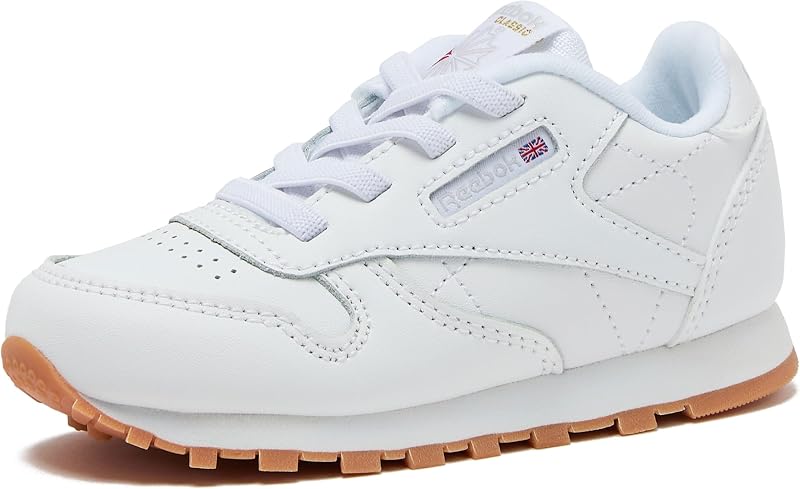 Zapatos Reebok Classic de cuero para niñas y niños, zapatillas para niños, niños pequeños, niños pequeños o grandes