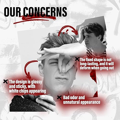 Miniatura 6 de Polvo de volumen y textura para el cabello para hombres, polvo de peinado voluminizador ligero con acabado mate, sujeción media para mayor textura,