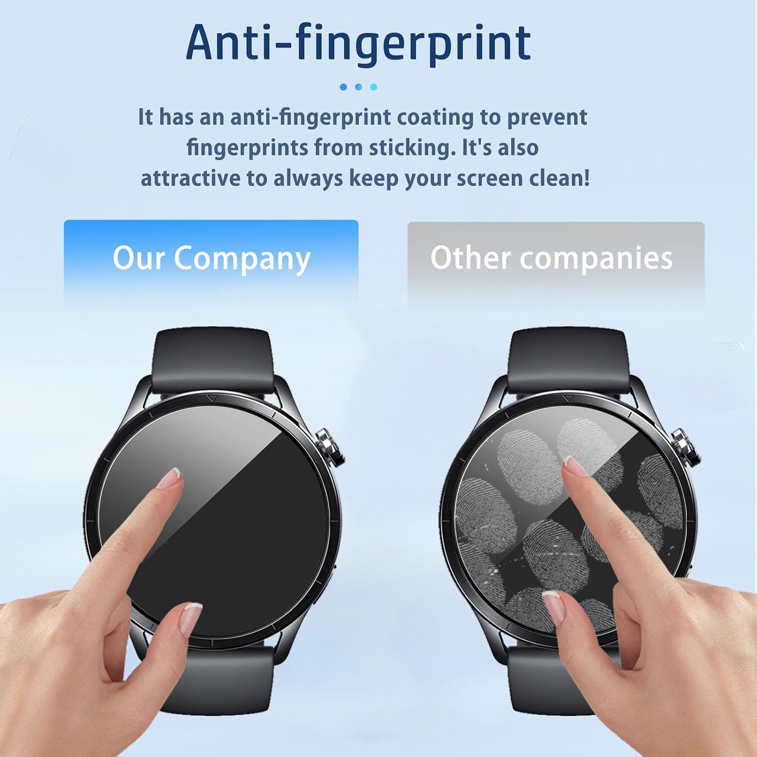 NOUKAJU [2pack] Screen Protector for Xiaomi Watch S5, SmartWatch Protector,PMMA Material,Scratch-Resistant,Screen Protector for Xiaomi Watch S5(Non-Tempered Glass) image 5