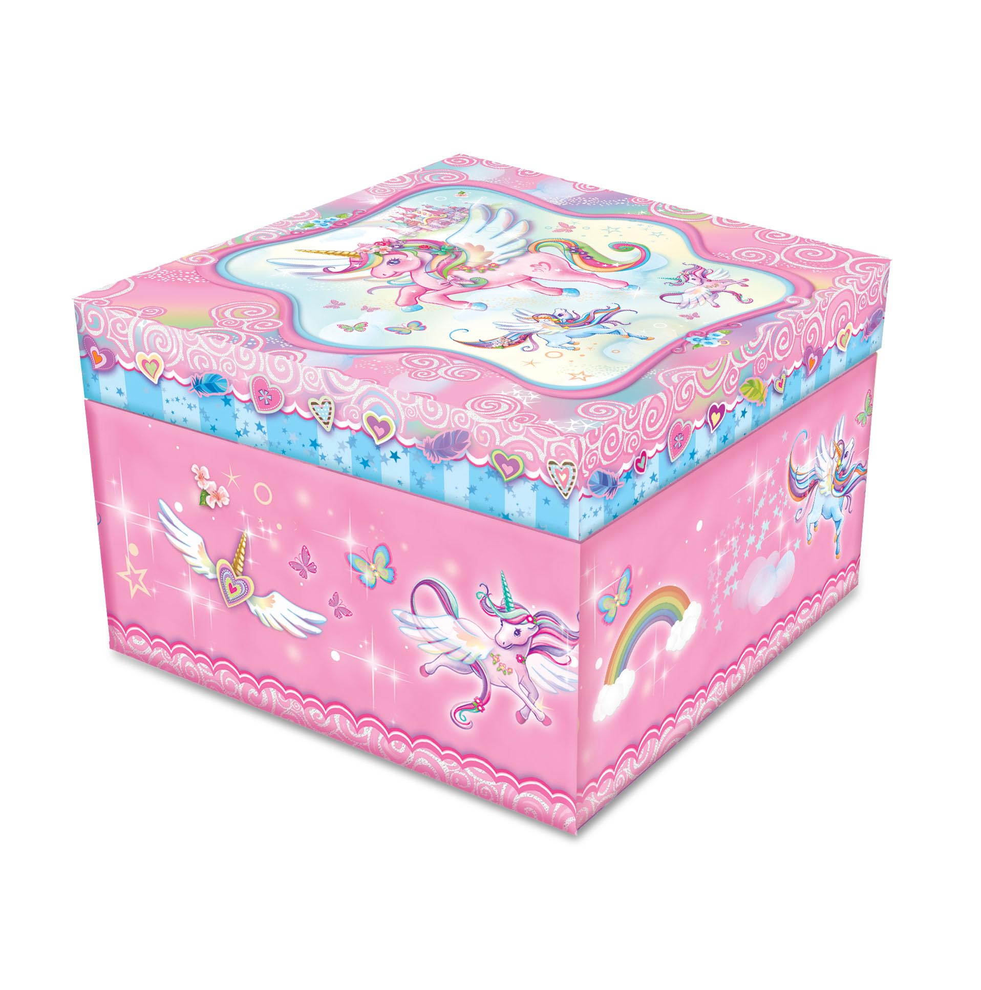 Caja musical de unicornio Pecoware para calmar el sueño infantil