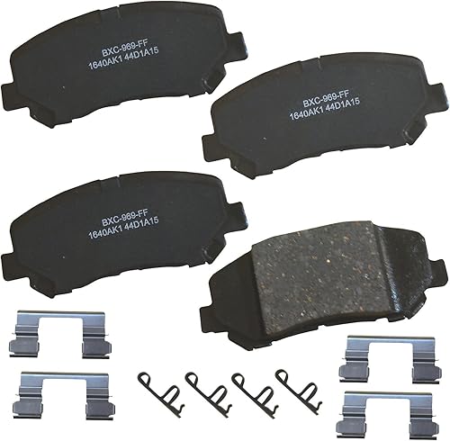 Miniatura 426 de Pastillas de freno delanteras cerámicas Bendix Premium SBC11 para modelos seleccionados Dodge Dart, Ford Fairlane, Falcon, Sedan Delivery, Mustang