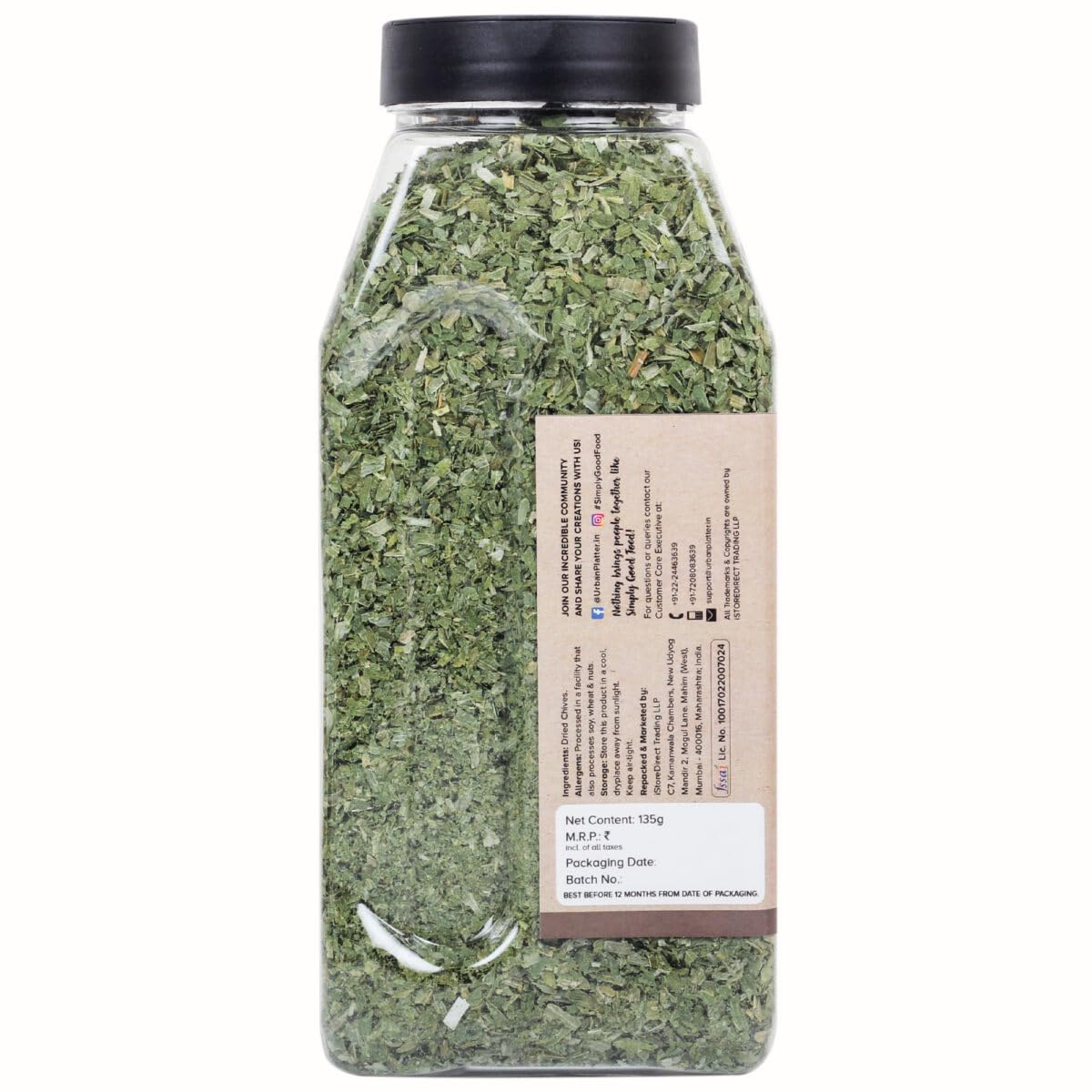 Urban Platter Dried Chive Flakes, 135g - Image 2 thumbnail