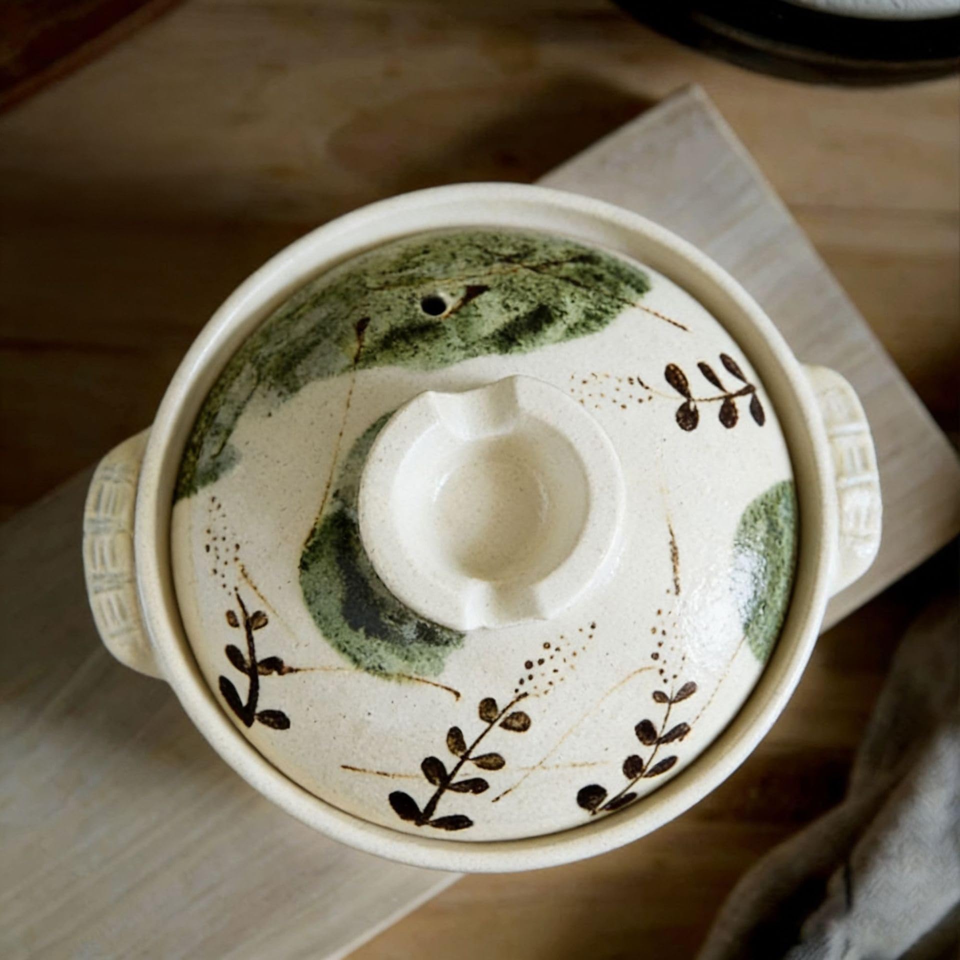 Gliniany garnek do gotowania, ceramiczny, odporny na wysokie temperatury, holenderski piekarnik do zup, gulaszu, owsianki, Bibimbap, wszechstronne naczynia ceramiczne do codziennego użytku w kuchni