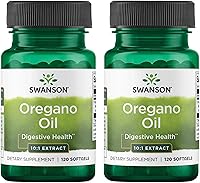 Vista 1 de Swanson Extracto de aceite de orégano 10:1, suplemento natural que promueve la salud digestiva y el apoyo respiratorio, apoya la salud del sistema