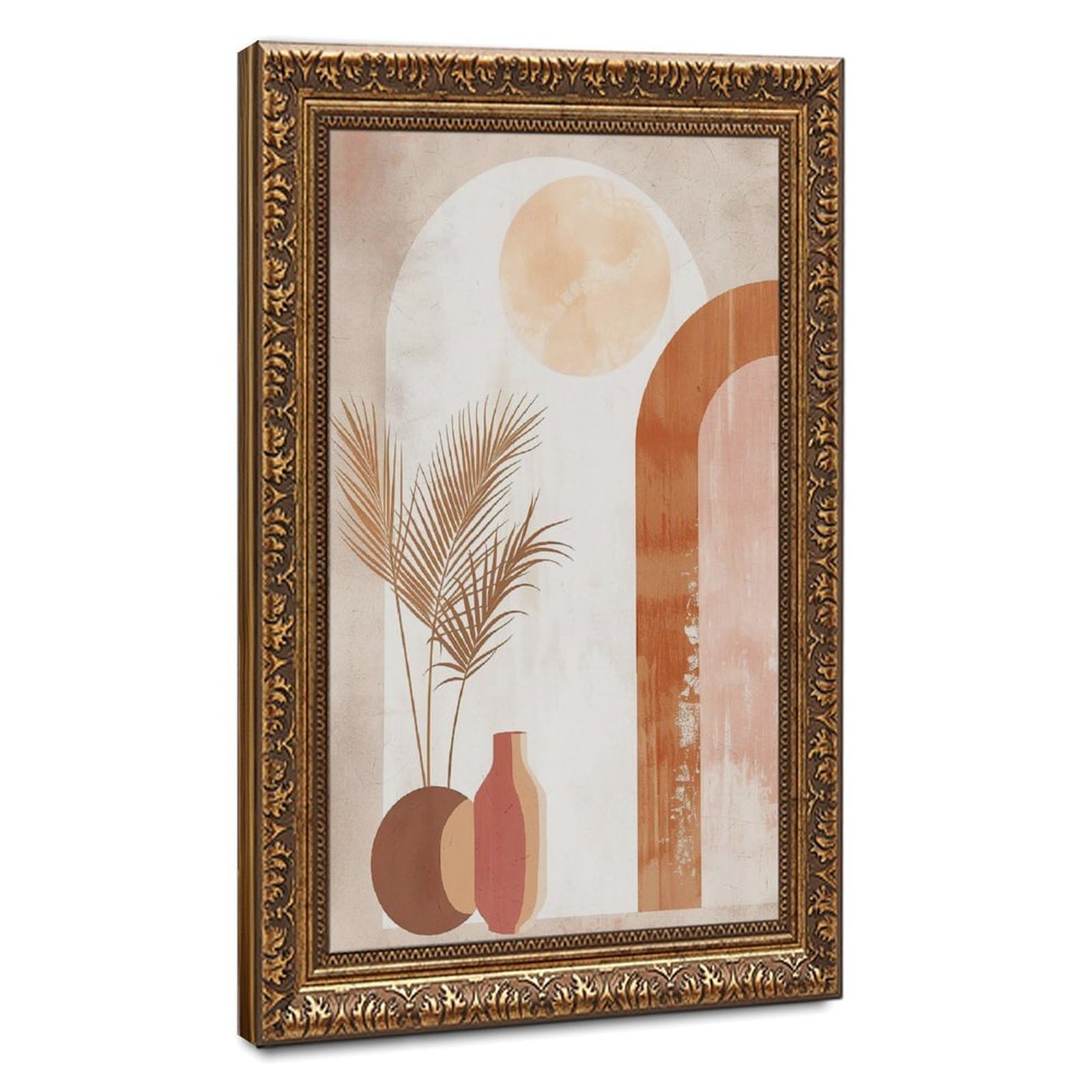 Bareronor Bstract Terracotta Plant Canvas Poster Bedroom Decor Landscape Office Room Decor Gift 24" L X 36" W