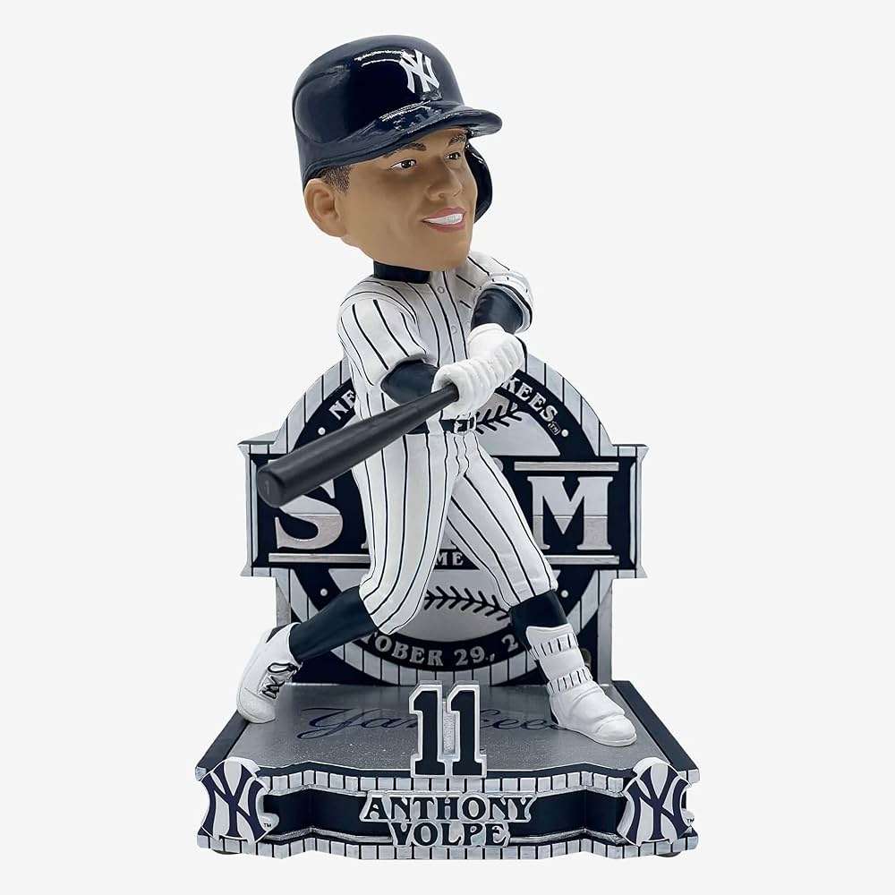 New York Yankees Anthony Volpe ボブルヘッド Anthony Volpe New York Yankees 2024 World Series Gamebreaker