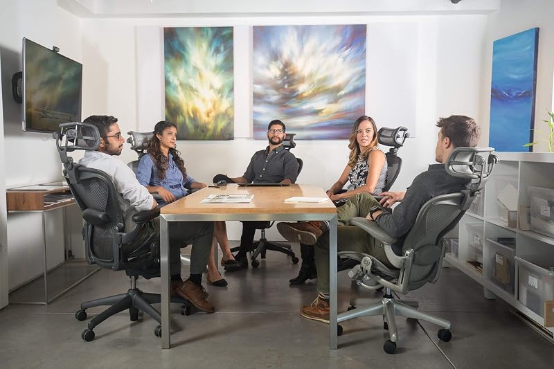Engineered Now Aeron Chair H3 fejvédő klasszikus szénszürke