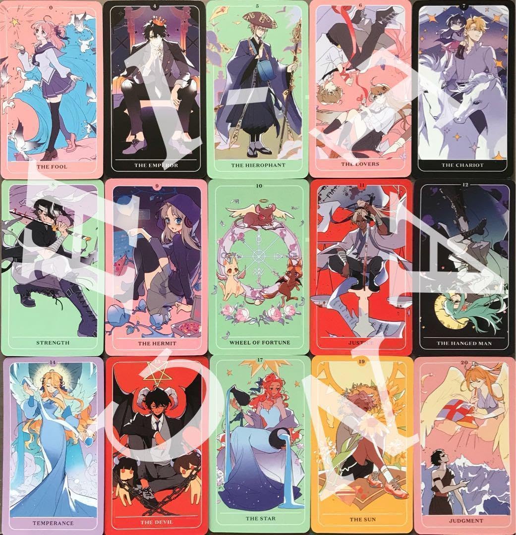 Amazon.co.jp: ANIME TAROT アニメタロットカード 占い オラクル
